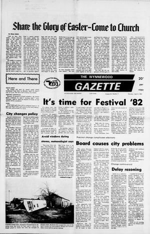 The Wynnewood Gazette (Wynnewood, Okla.), Vol. 81, No. 2, Ed. 1 Thursday, April 8, 1982