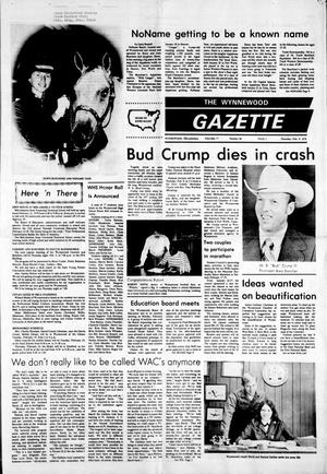 The Wynnewood Gazette (Wynnewood, Okla.), Vol. 77, No. 48, Ed. 1 Thursday, February 9, 1978