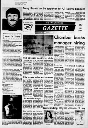 The Wynnewood Gazette (Wynnewood, Okla.), Vol. 78, No. 3, Ed. 1 Thursday, March 30, 1978