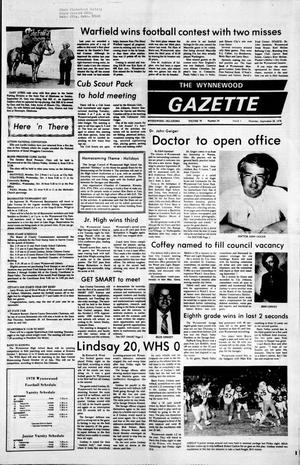 The Wynnewood Gazette (Wynnewood, Okla.), Vol. 78, No. 29, Ed. 1 Thursday, September 28, 1978