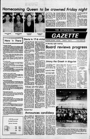 The Wynnewood Gazette (Wynnewood, Okla.), Vol. 78, No. 30, Ed. 1 Thursday, October 5, 1978