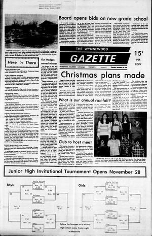 The Wynnewood Gazette (Wynnewood, Okla.), Vol. 78, No. 38, Ed. 1 Thursday, November 30, 1978