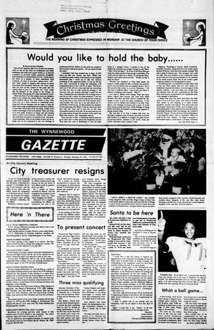 The Wynnewood Gazette (Wynnewood, Okla.), Vol. 78, No. 41, Ed. 1 Thursday, December 21, 1978