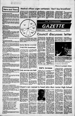 The Wynnewood Gazette (Wynnewood, Okla.), Vol. 79, No. 5, Ed. 1 Thursday, April 12, 1979