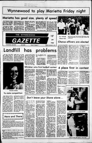 The Wynnewood Gazette (Wynnewood, Okla.), Vol. 79, No. 27, Ed. 1 Thursday, September 13, 1979
