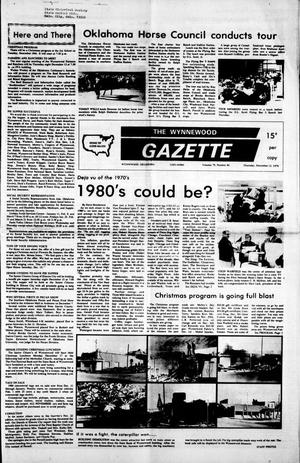 The Wynnewood Gazette (Wynnewood, Okla.), Vol. 79, No. 40, Ed. 1 Thursday, December 13, 1979