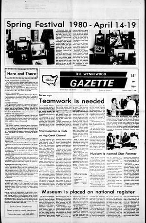 The Wynnewood Gazette (Wynnewood, Okla.), Vol. 80, No. 6, Ed. 1 Thursday, April 17, 1980