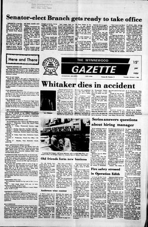 The Wynnewood Gazette (Wynnewood, Okla.), Vol. 80, No. 25, Ed. 1 Thursday, October 2, 1980