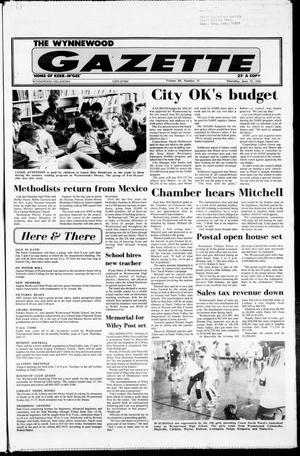 The Wynnewood Gazette (Wynnewood, Okla.), Vol. 89, No. 11, Ed. 1 Thursday, June 27, 1991