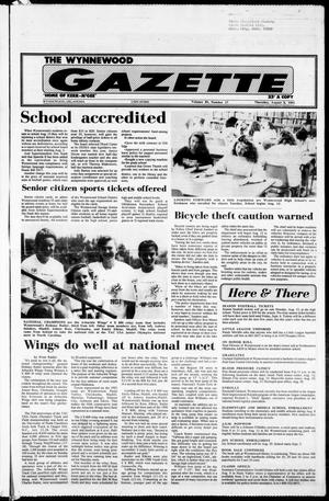 The Wynnewood Gazette (Wynnewood, Okla.), Vol. 89, No. 17, Ed. 1 Thursday, August 8, 1991