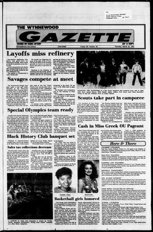 The Wynnewood Gazette (Wynnewood, Okla.), Vol. 89, No. 50, Ed. 1 Thursday, March 26, 1992