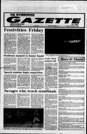 The Wynnewood Gazette (Wynnewood, Okla.), Vol. 90, No. 34, Ed. 1 Thursday, December 3, 1992