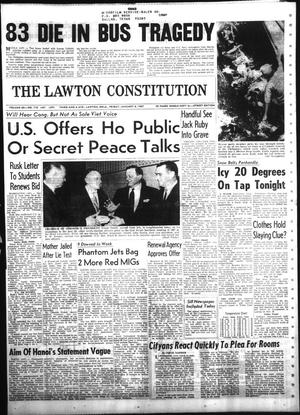 Primary view of object titled 'The Lawton Constitution (Lawton, Okla.), Vol. 65, No. 110, Ed. 1 Friday, January 6, 1967'.