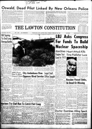 The Lawton Constitution (Lawton, Okla.), Vol. 65, No. 147, Ed. 1 Tuesday, February 28, 1967