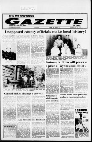 The Wynnewood Gazette (Wynnewood, Okla.), Vol. 96, No. 15, Ed. 1 Thursday, July 16, 1998