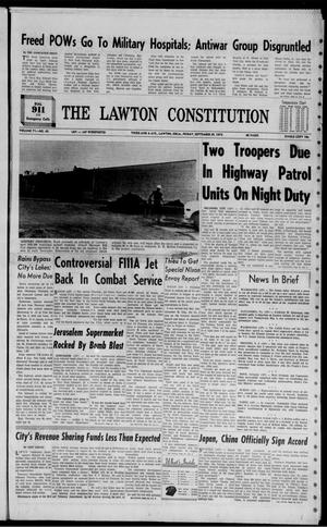 Primary view of object titled 'The Lawton Constitution (Lawton, Okla.), Vol. 71, No. 45, Ed. 1 Friday, September 29, 1972'.