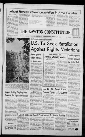 Primary view of object titled 'The Lawton Constitution (Lawton, Okla.), Vol. 76, No. 228, Ed. 1 Wednesday, June 21, 1978'.