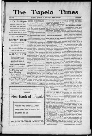 The Tupelo Times (Tupelo, Indian Terr.), Vol. 1, No. 7, Ed. 1 Thursday, March 3, 1904