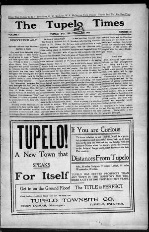 The Tupelo Times (Tupelo, Indian Terr.), Vol. 1, No. 33, Ed. 1 Thursday, September 1, 1904