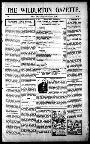 The Wilburton Gazette. (Wilburton, Indian Terr.), Vol. 6, No. 6, Ed. 1 Friday, September 16, 1904