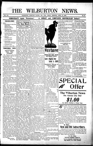 The Wilburton News. (Wilburton, Indian Terr.), Vol. 8, No. 34, Ed. 1 Friday, April 27, 1906