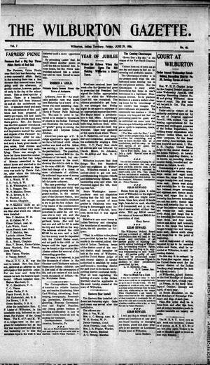 The Wilburton Gazette. (Wilburton, Indian Terr.), Vol. 7, No. 46, Ed. 1 Friday, June 29, 1906