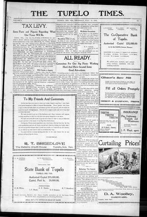 The Tupelo Times. (Tupelo, Indian Terr.), Vol. 2, No. 15, Ed. 1 Thursday, July 19, 1906