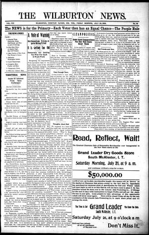 The Wilburton News. (Wilburton, Indian Terr.), Vol. 8, No. 46, Ed. 1 Friday, July 20, 1906