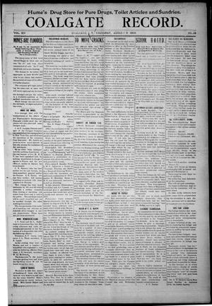Coalgate Record. (Coalgate, Indian Terr.), Vol. 14, No. 18, Ed. 1 Thursday, August 9, 1906