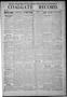 Primary view of Coalgate Record. (Coalgate, Indian Terr.), Vol. 14, No. 18, Ed. 1 Thursday, August 9, 1906