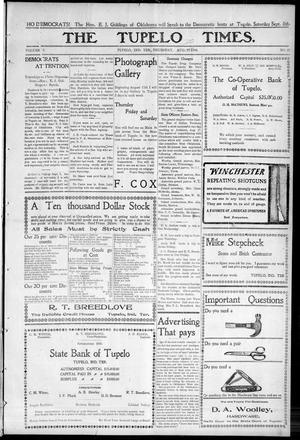 The Tupelo Times. (Tupelo, Indian Terr.), Vol. 2, No. 21, Ed. 1 Thursday, August 30, 1906