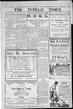The Tupelo Times. (Tupelo, Indian Terr.), Vol. 2, No. 34, Ed. 1 Thursday, November 29, 1906