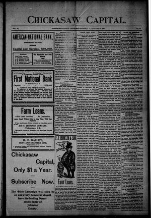 Chickasaw Capital. (Tishomingo, Indian Terr.), Vol. 6, No. 34, Ed. 1 Thursday, January 17, 1907