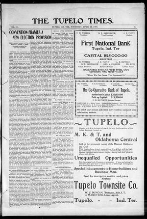 The Tupelo Times. (Tupelo, Indian Terr.), Vol. 3, No. 2, Ed. 1 Thursday, April 18, 1907