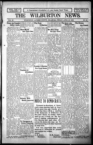 The Wilburton News. (Wilburton, Okla.), Vol. 11, No. 33, Ed. 1 Friday, April 30, 1909