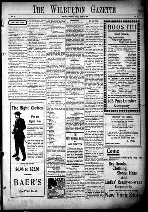 The Wilburton Gazette (Wilburton, Okla.), Vol. 10, No. 42, Ed. 1 Friday, April 30, 1909