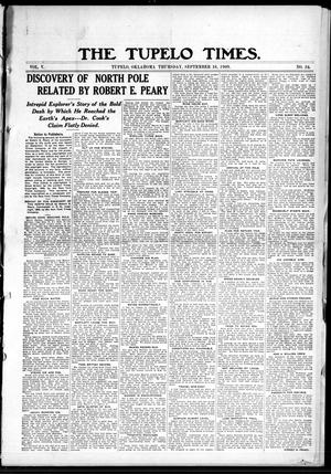 The Tupelo Times. (Tupelo, Okla.), Vol. 5, No. 24, Ed. 1 Thursday, September 16, 1909