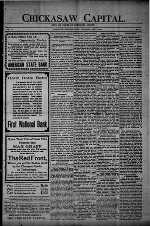 Chickasaw Capital. (Tishomingo, Okla.), Vol. 9, No. 24, Ed. 1 Thursday, November 4, 1909