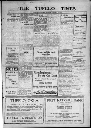 The Tupelo Times. (Tupelo, Okla.), Vol. 5, No. 43, Ed. 1 Thursday, January 27, 1910