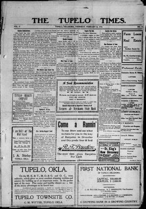The Tupelo Times. (Tupelo, Okla.), Vol. 5, No. 47, Ed. 1 Thursday, February 24, 1910