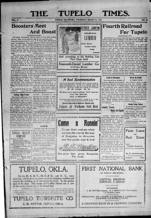The Tupelo Times. (Tupelo, Okla.), Vol. 5, No. 49, Ed. 1 Thursday, March 10, 1910