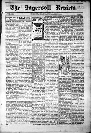 The Ingersoll Review. (Ingersoll, Okla.), Vol. 8, No. 20, Ed. 1 Friday, July 31, 1908