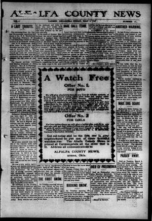 Alfalfa County News (Carmen, Okla.), Vol. 11, No. 11, Ed. 1 Friday, March 12, 1909