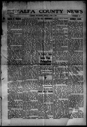 Alfalfa County News (Carmen, Okla.), Vol. 11, No. 23, Ed. 1 Friday, June 4, 1909