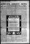 Thumbnail image of item number 1 in: 'Alfalfa County News (Carmen, Okla.), Vol. 11, No. 37, Ed. 1 Friday, September 17, 1909'.