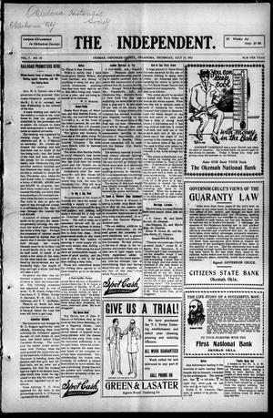 The Independent. (Okemah, Okla.), Vol. 7, No. 43, Ed. 1 Thursday, July 13, 1911