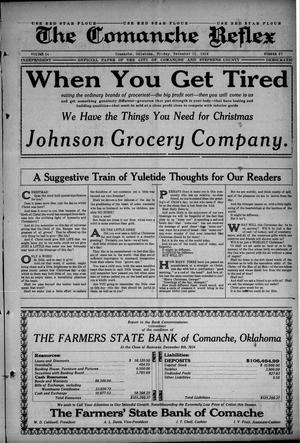 Primary view of object titled 'The Comanche Reflex (Comanche, Okla.), Vol. 14, Ed. 1 Friday, December 18, 1914'.