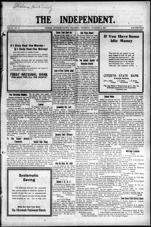 The Independent. (Okemah, Okla.), Vol. 10, No. 13, Ed. 1 Thursday, December 11, 1913