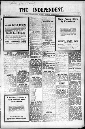 The Independent. (Okemah, Okla.), Vol. 10, No. 14, Ed. 1 Thursday, December 18, 1913
