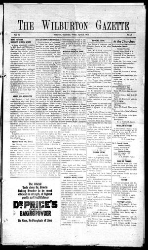 The Wilburton Gazette (Wilburton, Okla.), Vol. 14, No. 37, Ed. 1 Friday, April 25, 1913